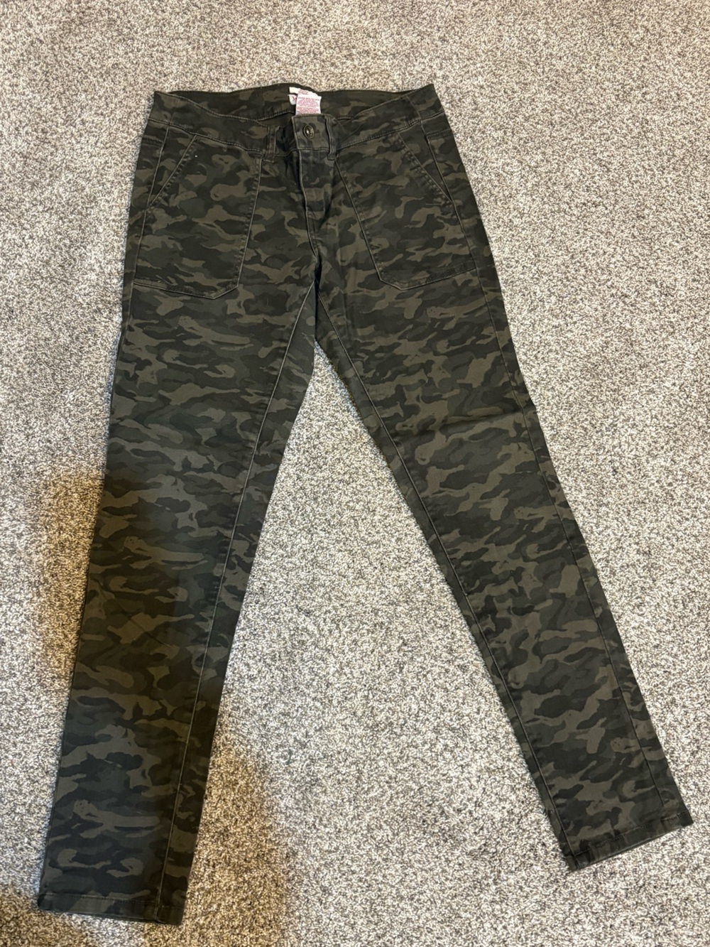 Merona Kids Camo Skinny Jeans in Olive Green